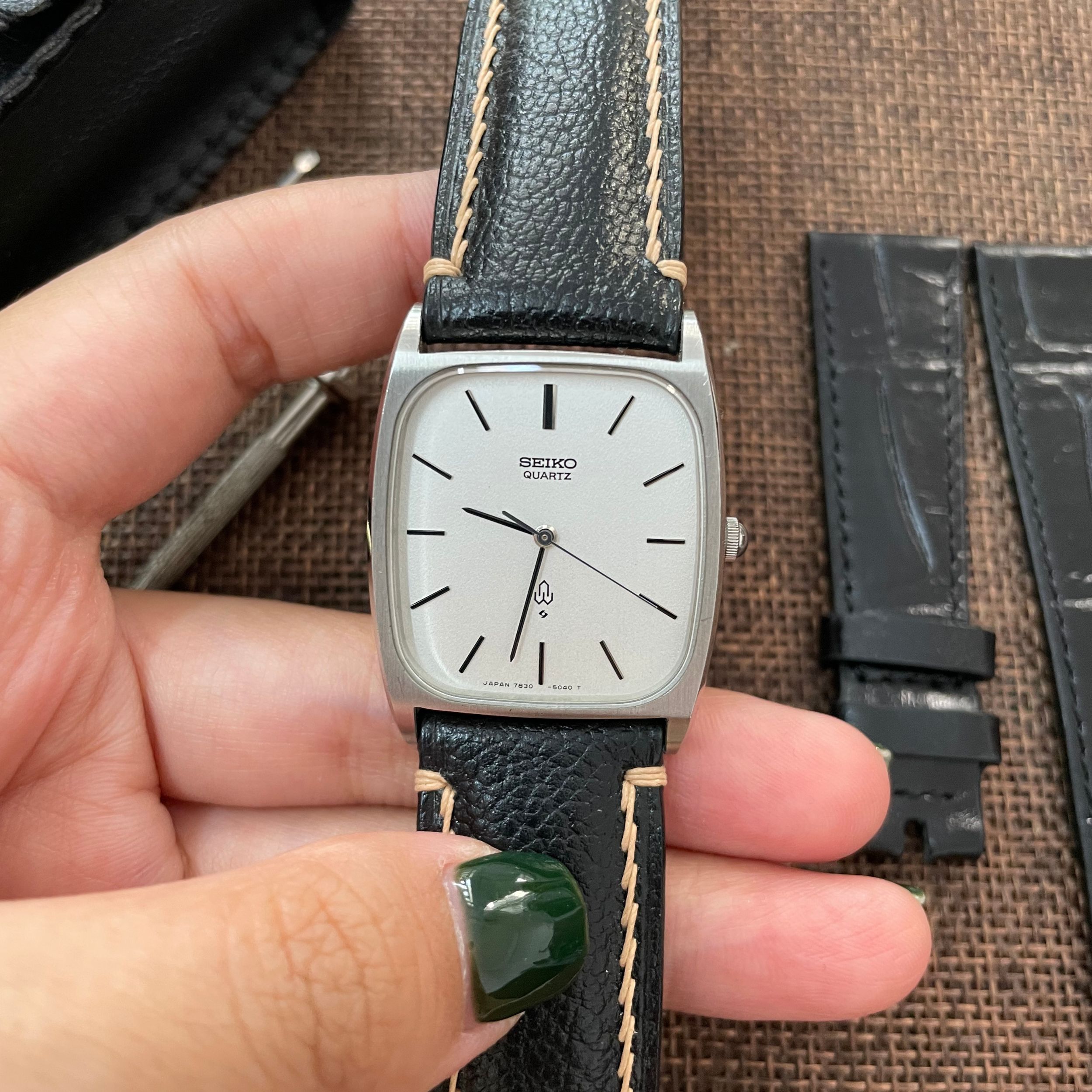 ng h Seiko Quartz 7830 5040 ch nh h ng 2hand