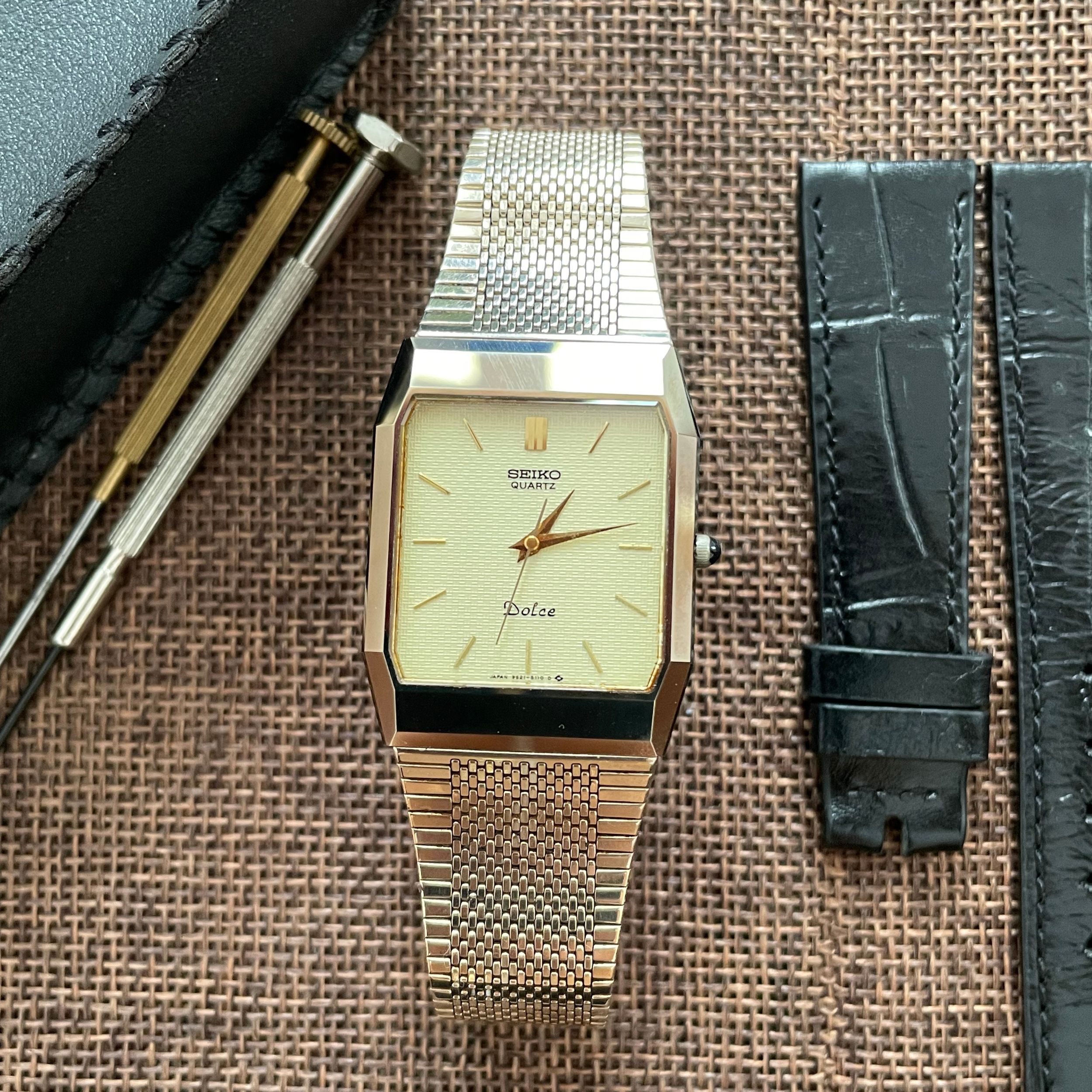SEIKO(セイコー) DOLCE ドルチェ 腕時計 ゴールド 9521-5070 ...